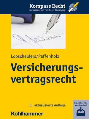 cover image of Versicherungsvertragsrecht